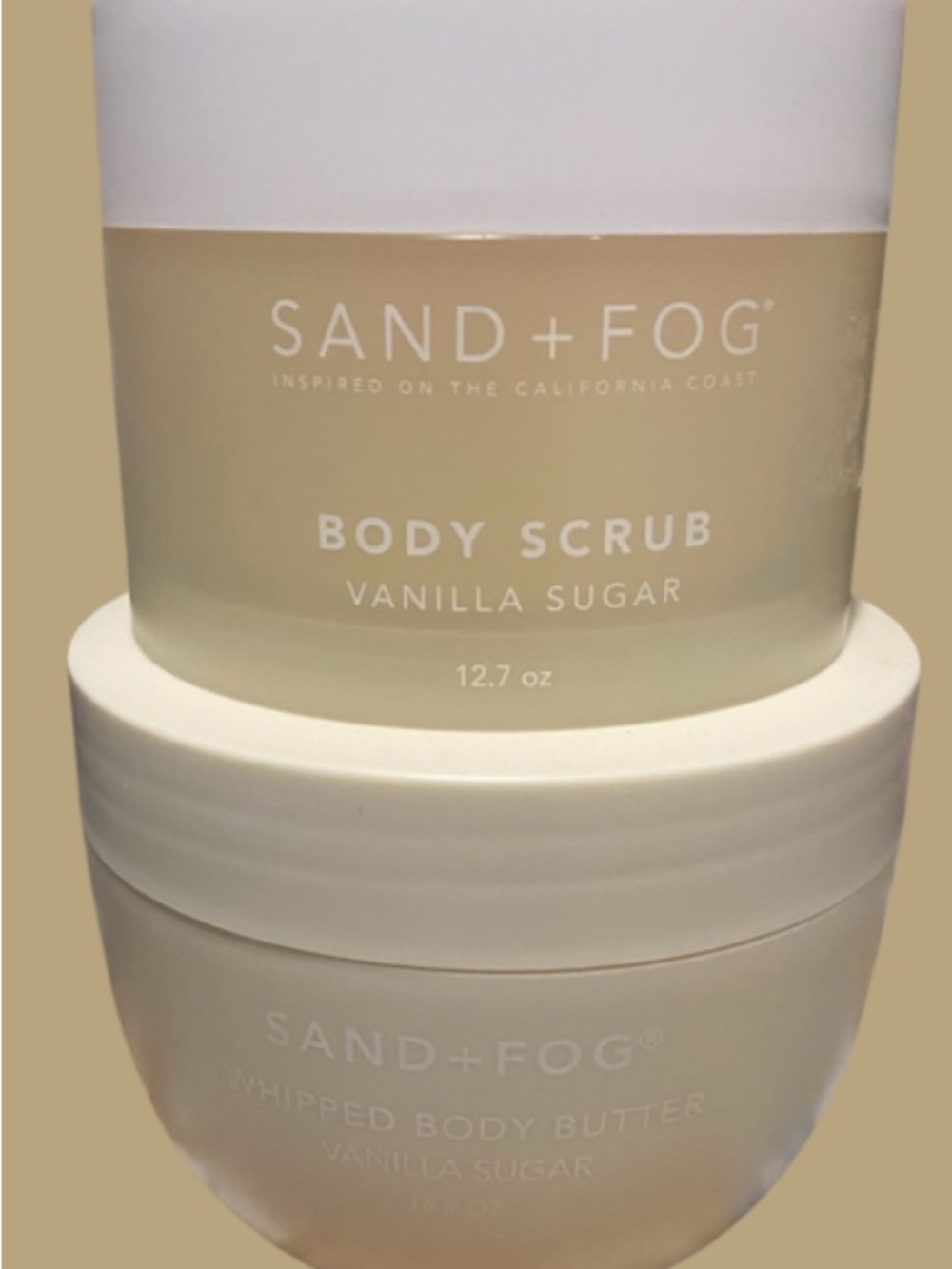SAND+FOG Vanilla Sugar Body Scrub — Cream